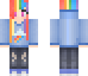 human rainbow dash