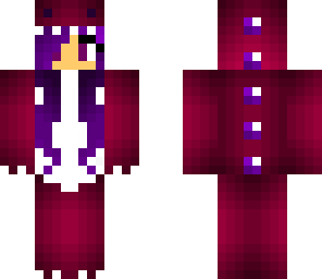 maroon dino girl