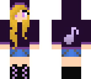 dark hoodie girl