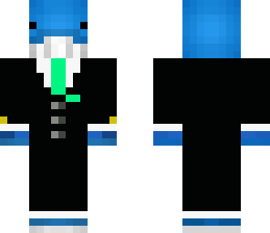 whale in suit