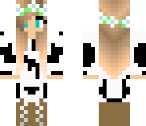 cute cow girl edit
