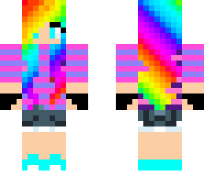 rainbow girl