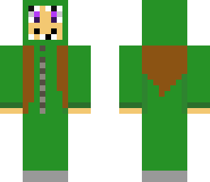 girl in a monster costume