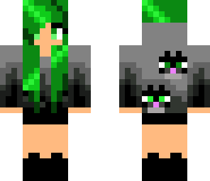 black cat skin