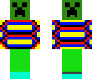 creeper with sweater