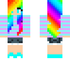 rainbow girl
