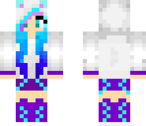 blue eyed cute panda girl