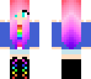 pink haired girl