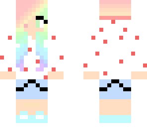 rainbow cake girl
