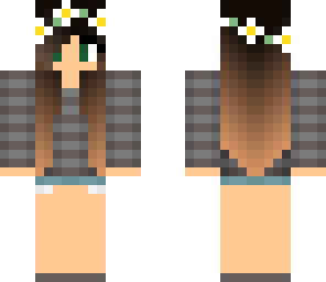 flower crown sweater girl