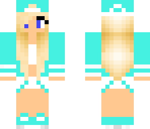 blue girl