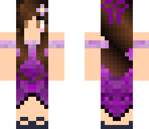 purple dress