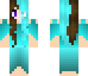 half frozen face girl