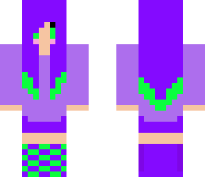 green and purple