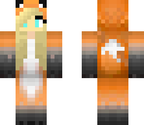 blonde girl fox onesie