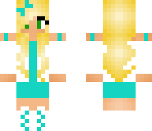 pretty teal girl