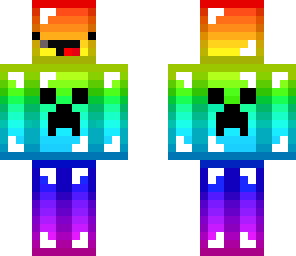 creeper rainbow guy