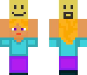 girl holding block