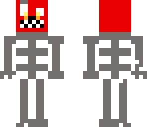 foxy in endoskeleton and head