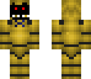 Golden Freddy Minecraft Skins