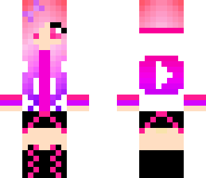 pink and purple youtube girl
