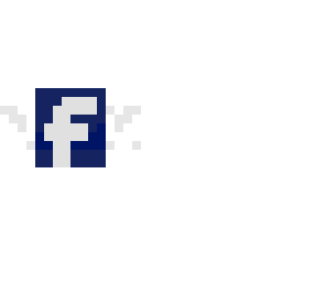 flying facebook logo