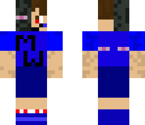 m-man with enderman mask