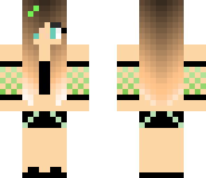 green summer girl