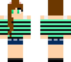 wolf girl with brown hair