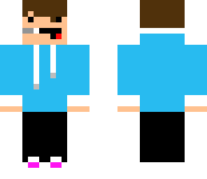 blue hoodie gamer