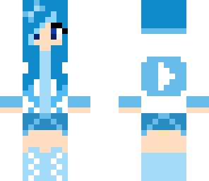 blue youtube girl