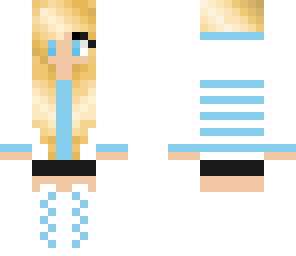 blue hoodie girl