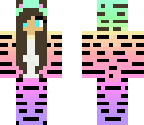 tiger rainbow girl roar