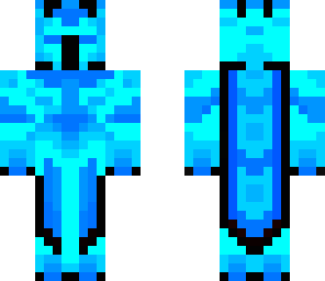 blue flamed knight