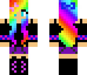 rainbow girl