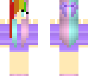 rainbow bangs