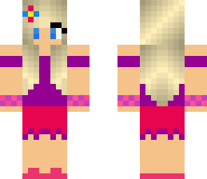 pink and purple girl