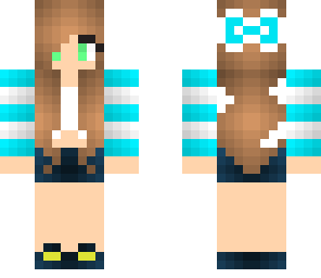 cute girl with different bow