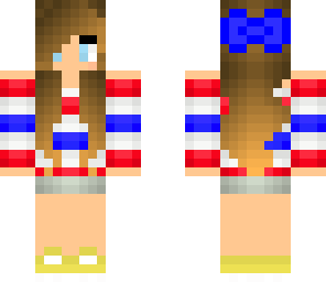 red and blue girl