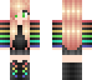 rainbow girl