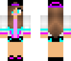 cool cotton candy girl