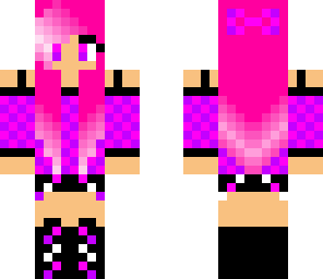 pink purple girl