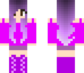 purple- magenta girl