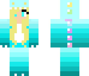 blue dino girl