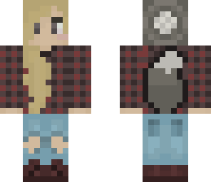 wolf flannel girl 2