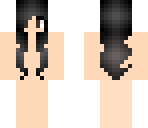 black hair skin base