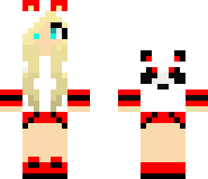cute blonde panda remake