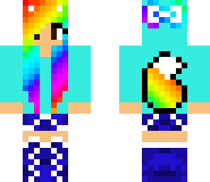 sea rainbow girl