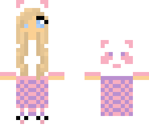 panda pajama girl