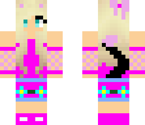 flower cat girl